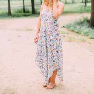 bohemian floral dress